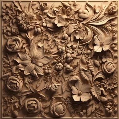 Patterns and decorations stl full frame 3 3d model